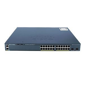 Cisco WS-C2960X-24PD-L is a managed Gigabit PoE+ switch with 24 access ports, two 10G SFP+ uplinks