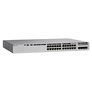 Cisco C9200L-24P-4G-E, 24 Gigabit PoE+ Access ports and Four Gigabit SFP uplinks