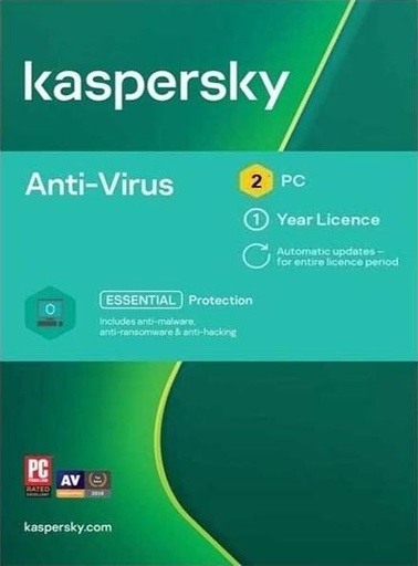 Kaspersky Antivirus 2021 - 2 Users (1 Year) I Digital Download