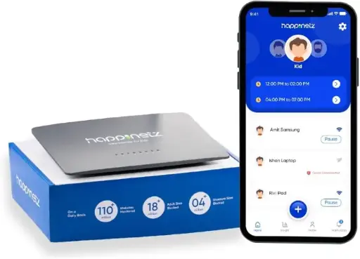 Parental Control Internet Filter: Secure The Internet for Kids on WiFi, Android, iOS, TVs, laptops. App Control, Screen time, Content Filtering, Insights.