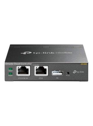 TP-LINK Omada Hardware Controller | SDN Integrated | PoE Powered | Manage Up to 100 Devices | Easy & Intelligent Network Monitor & Maintenance | Cloud Access & Omada App (OC200) Black
