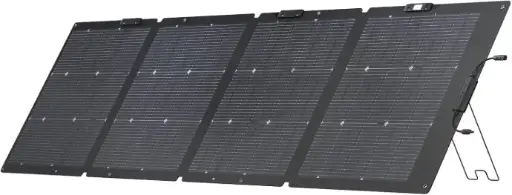 ECOFLOW EF ECOFLOW 220Watt Bifacial Foldable Solar Panel, Complete with Adjustable Kickstand, Waterproof IP68 & Durable for Off The Grid Living